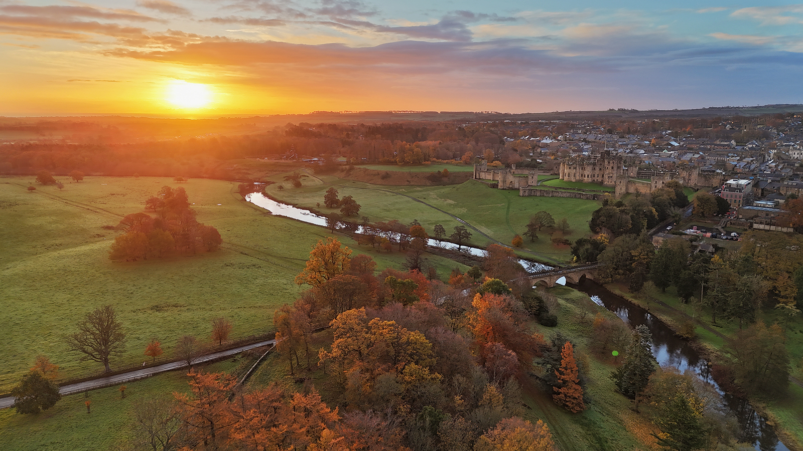 Alnwick In Autumn